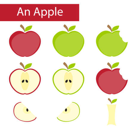 appleのイラスト素材