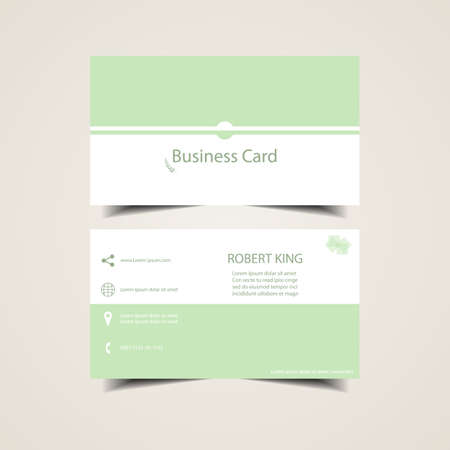 business cardのイラスト素材
