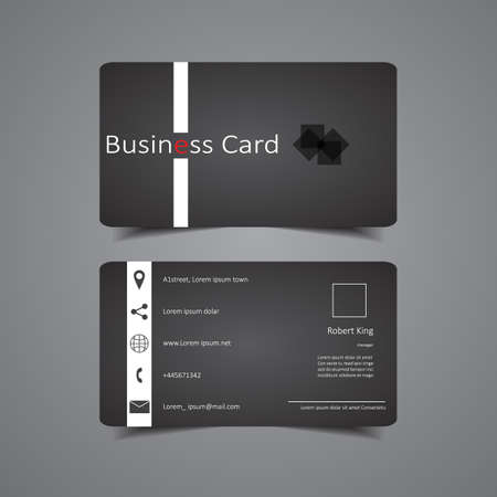 business cardのイラスト素材