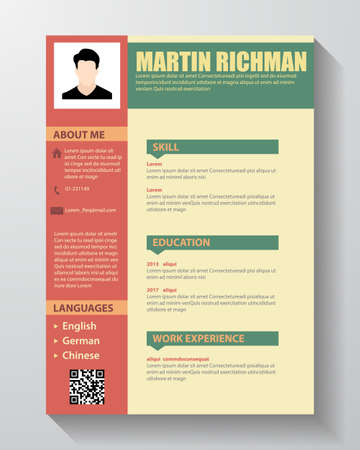 resumeのイラスト素材