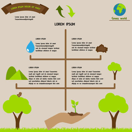 green infographic