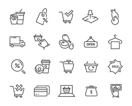 set of send icons, such as delivery, transport, mail, serviceのイラスト素材