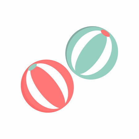 Cute Summer Vector Elements summer decoration pictures summer collection Swimming accessories, summer fruits, summer fashion.の写真素材