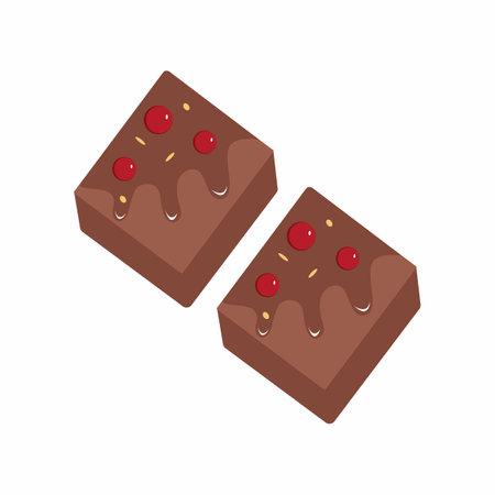 Vector cartoon chocolate. Cute. World Chocolate Day.の写真素材