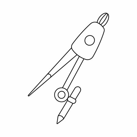stationery vector Vector stationery illustration elements School supplies, lines, cartoon pictures, stationery.の写真素材