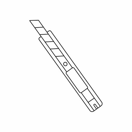 stationery vector Vector stationery illustration elements School supplies, lines, cartoon pictures, stationery.の写真素材