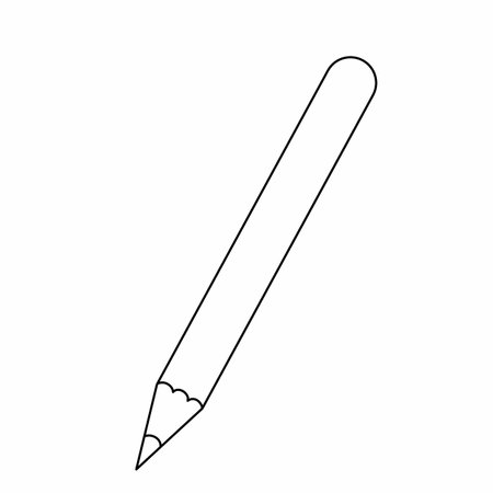 stationery vector Vector stationery illustration elements School supplies, lines, cartoon pictures, stationery.の写真素材