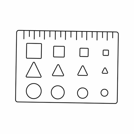 stationery vector Vector stationery illustration elements School supplies, lines, cartoon pictures, stationery.の写真素材