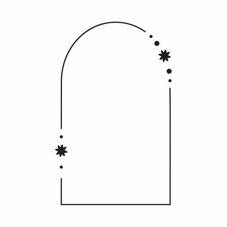 Vector frame cute decorative frame Simple frame.の写真素材