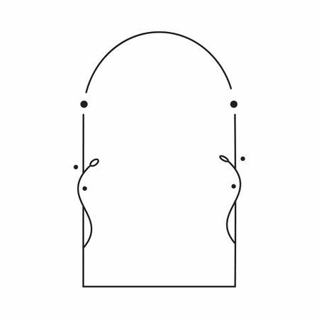 Vector frame cute decorative frame Simple frame.の写真素材