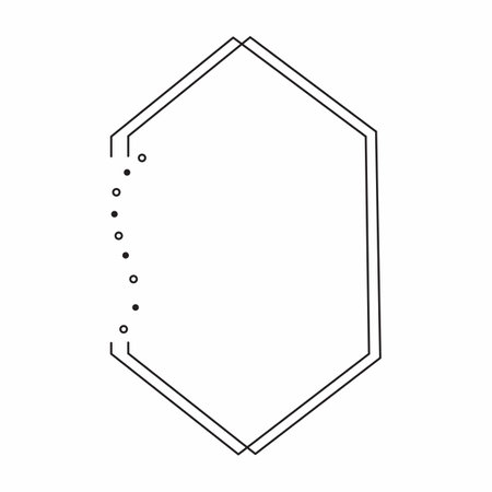 Vector frame cute decorative frame Simple frame.の写真素材