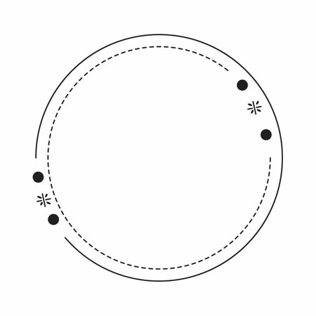 Vector frame cute decorative frame Simple frame.の写真素材
