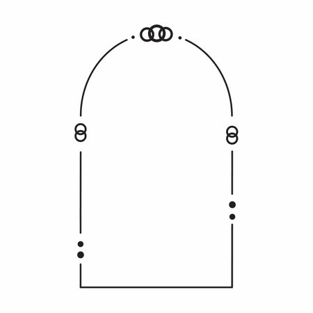 Vector frame cute decorative frame Simple frame.の写真素材