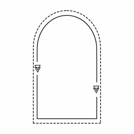 Vector frame cute decorative frame Simple frame.の写真素材