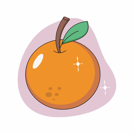 Vector fruit Cute decoration Minimal fruitのイラスト素材