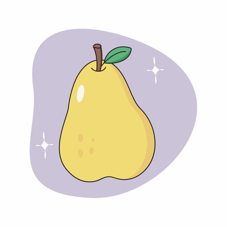 Vector fruit Cute decoration Minimal fruitのイラスト素材