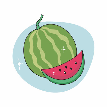 Vector fruit Cute decoration Minimal fruitのイラスト素材