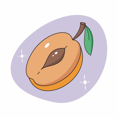 Vector fruit Cute decoration Minimal fruitのイラスト素材