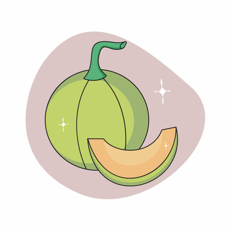 Vector fruit Cute decoration Minimal fruitのイラスト素材