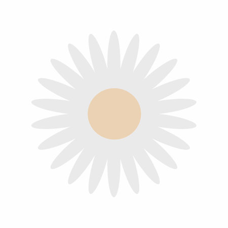 Vector flowers Cute flower elements, pastel colors.のイラスト素材