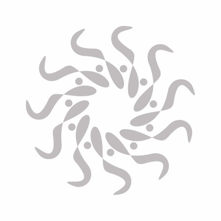 Vector pattern, decorative pattern, tile pattern, fabric pattern.のイラスト素材