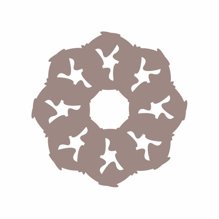 Vector pattern, decorative pattern, tile pattern, fabric pattern.のイラスト素材