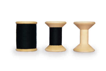 Three spool of thread.の写真素材