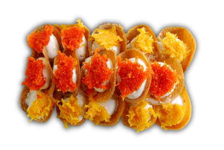 kind of Thai sweetmeat.の写真素材