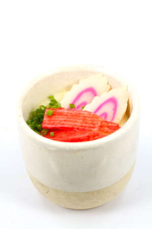 Japan Steam egg in cupの写真素材