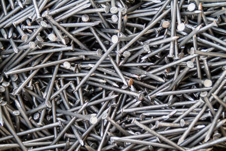 lot of nails backgroundの写真素材