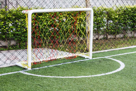small football goalの写真素材