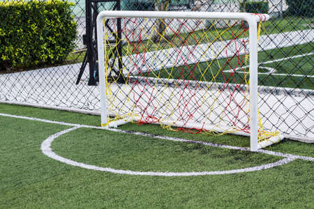 small football goalの写真素材