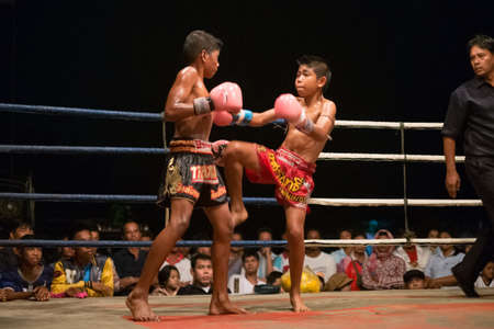 Thai boxing in Thailandのeditorial素材