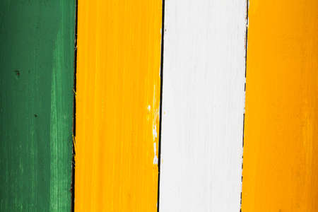 colorfull wood retro wall backgroundの写真素材