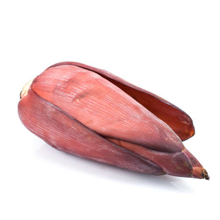 Banana flower eaten as delicious vegetableの写真素材