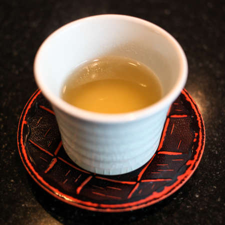 cup of green japan teaの写真素材
