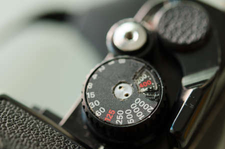 vintage camera detailの写真素材