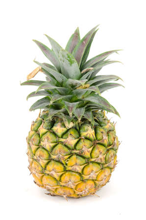 pineapple with slicesの写真素材