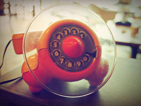 retro vintage telephoneの写真素材