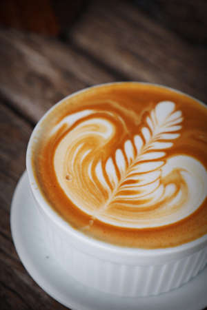 cup of coffee in coffee shop vintage colorの写真素材