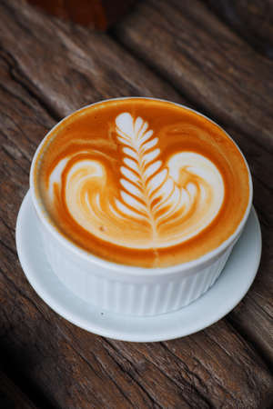 cup of coffee in coffee shop vintage colorの写真素材