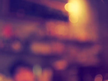 coffee shop bokeh の写真素材