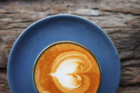 cup of coffee in coffee shop vintage colorの写真素材