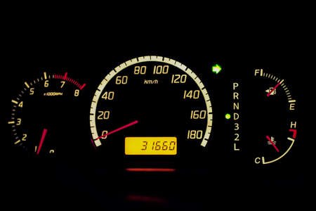 Dashboard gages for a car