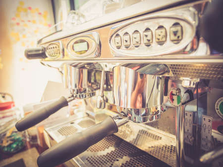 coffee machine vintage colorの写真素材