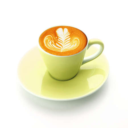 coffee cup in white backgroundの写真素材