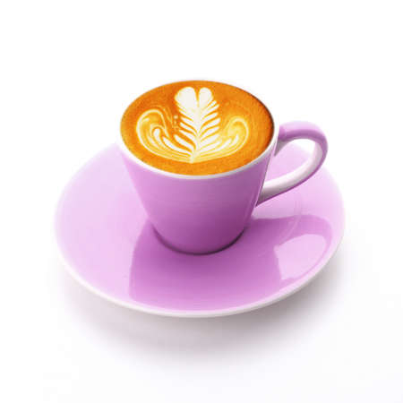 coffee cup in white backgroundの写真素材