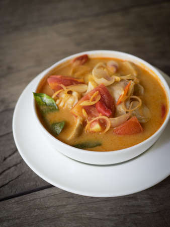 Thai Food : Tom Yum soub seafoodの写真素材