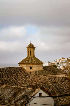 View of the tiled roofs. Andalusia Spain.の写真素材