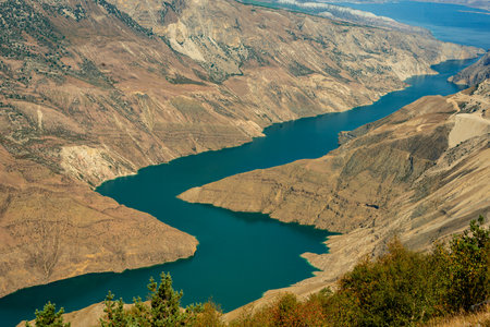 The Sulak canyon in Dagestan is the deepest canyon in Europe, the depth reaches 1920 meters